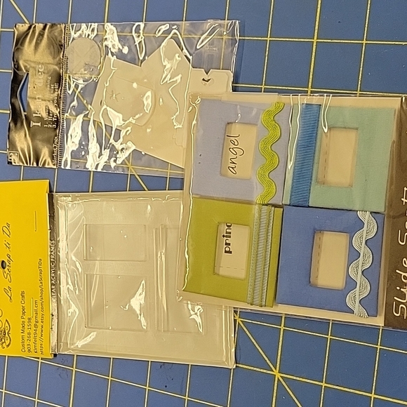 Scrapbook Frames Tags Slides Lot of 3 packages - Picture 1 of 4
